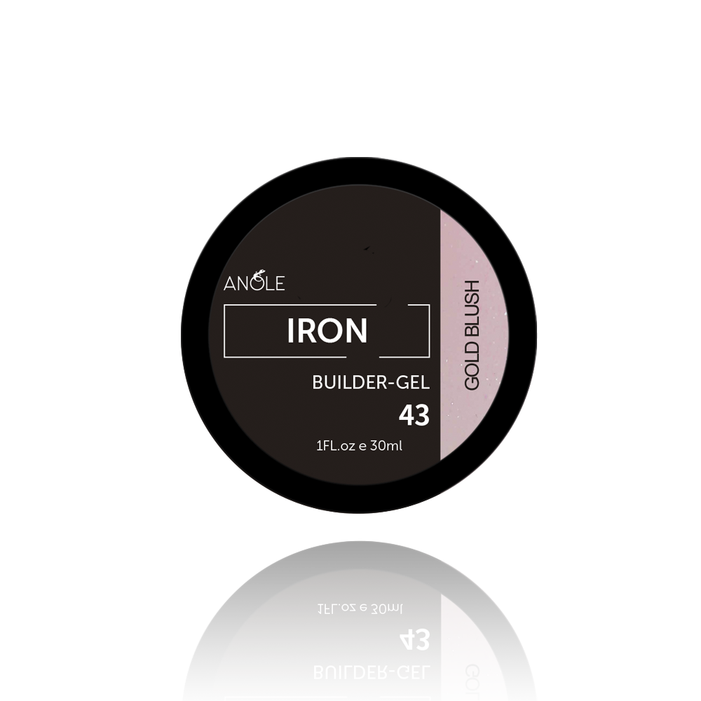 Iron Builder Gel 43 Gold Blush | ANOLE