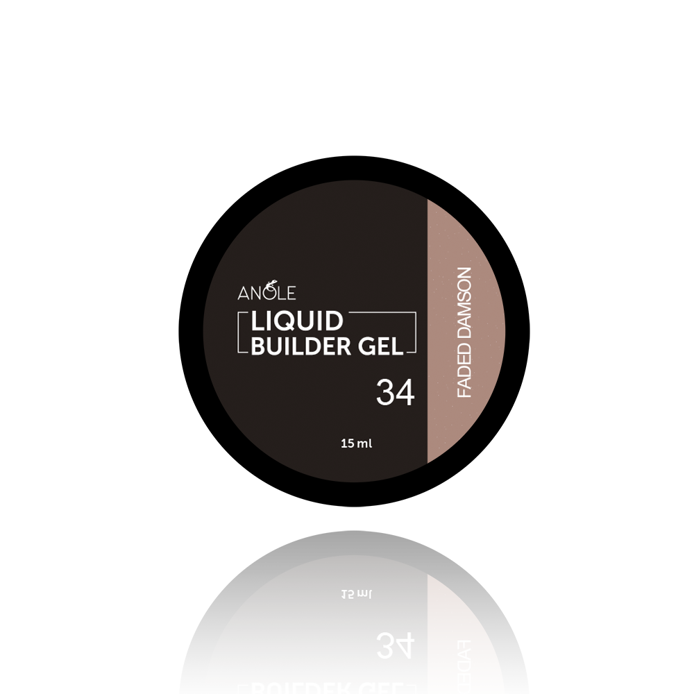 Liquid Builder Gel 34 Faded Damson | ANOLE