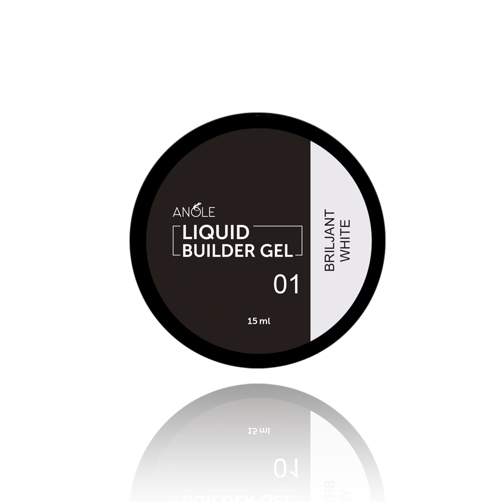 Liquid Builder Gel 01 Briljant White | 15ml pot