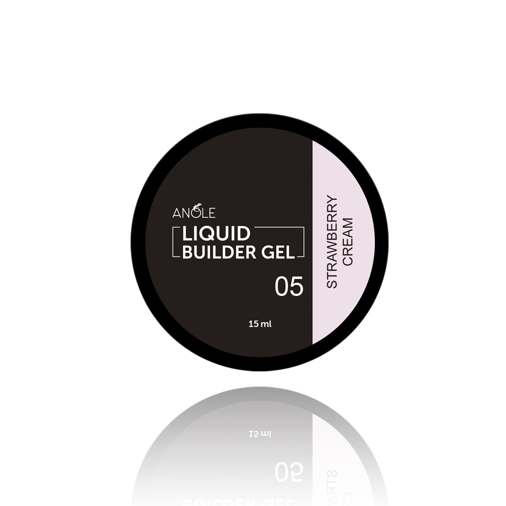 Liquid Builder Gel 05 Strawberry Cream | 15ml pot