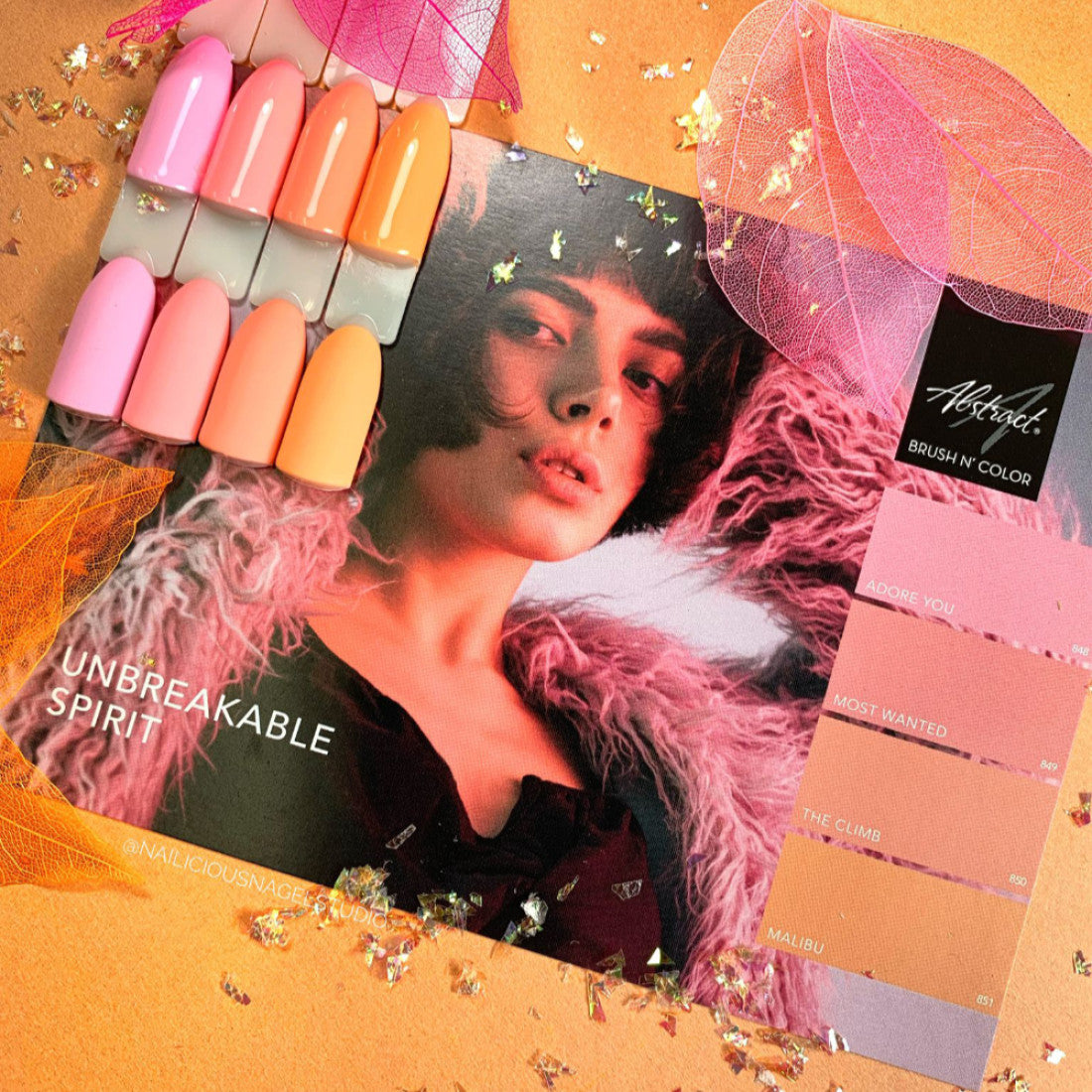 Brush N' Color Collectie UNBREAKABLE SPIRIT 4 x 10ml