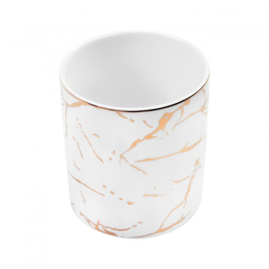 Ceramic Organiser WHITE MARBLE