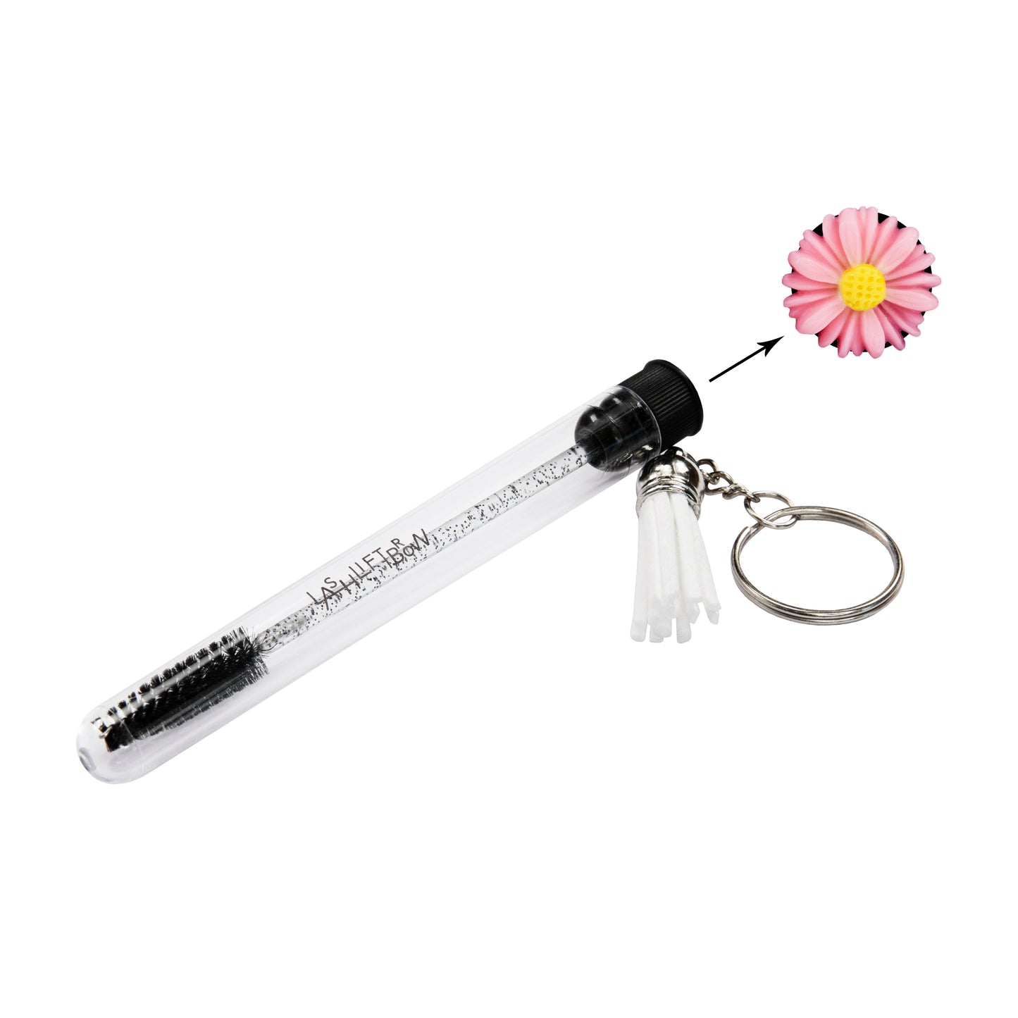 Lash Brush Keychain DAISY PINK