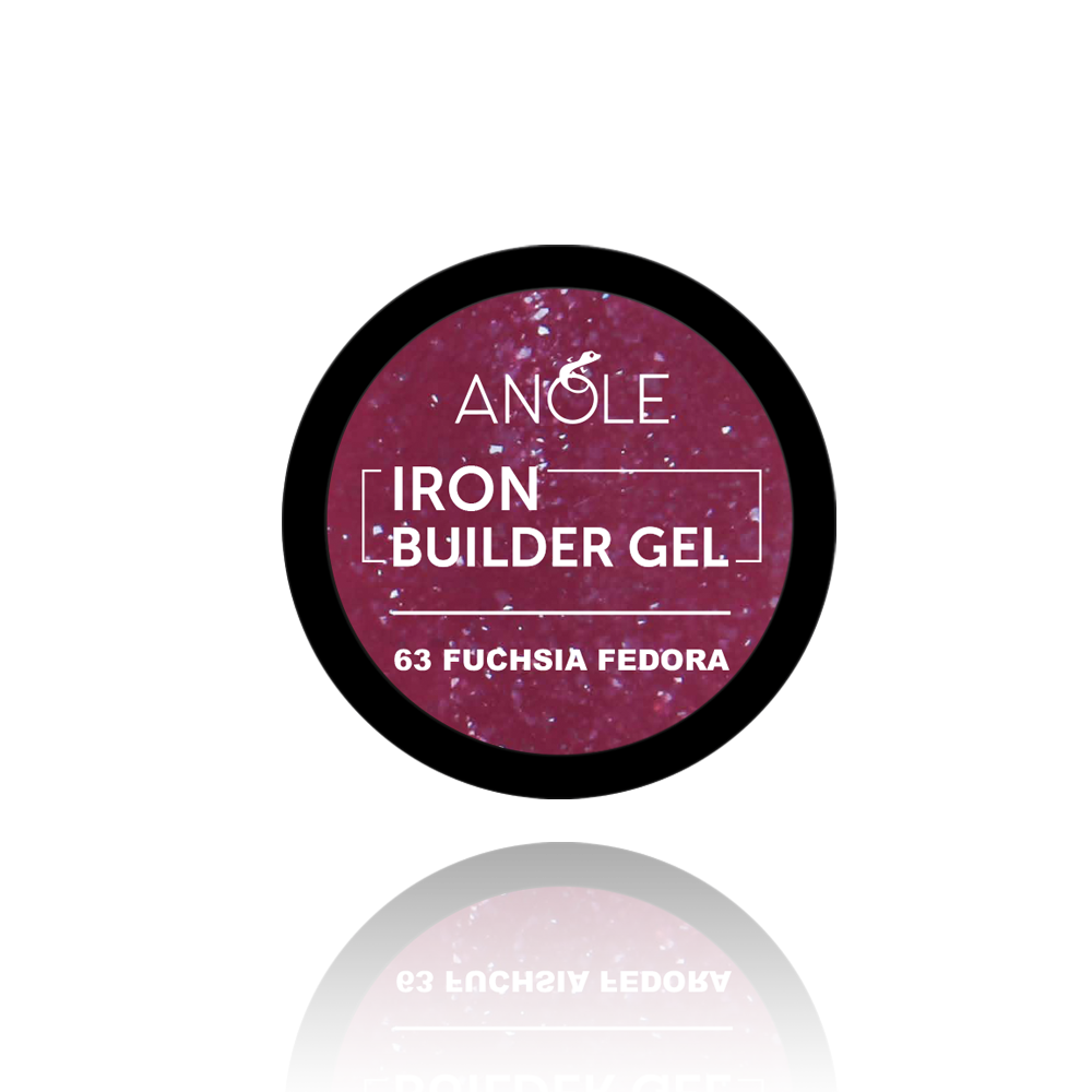 Iron Builder Gel 63 Fuchsia Fedora | ANOLE