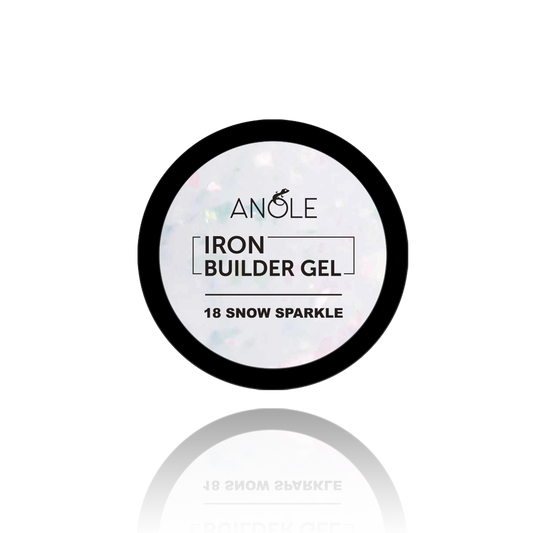 Iron Builder Gel 18 Snow Sparkle | ANOLE