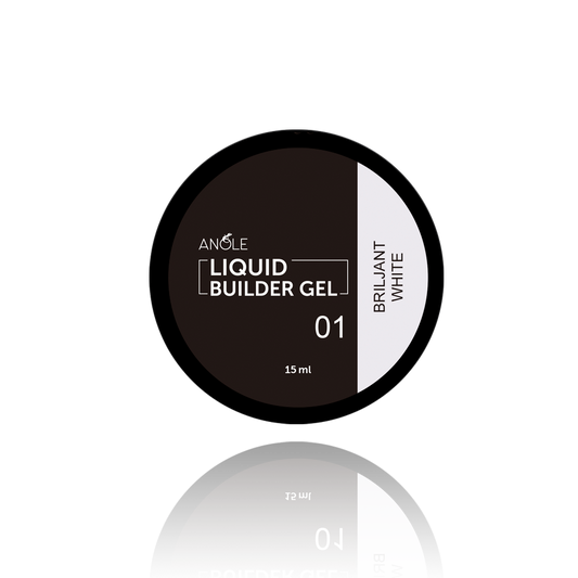 Liquid Builder Gel 01 Briljant White | 15ml pot