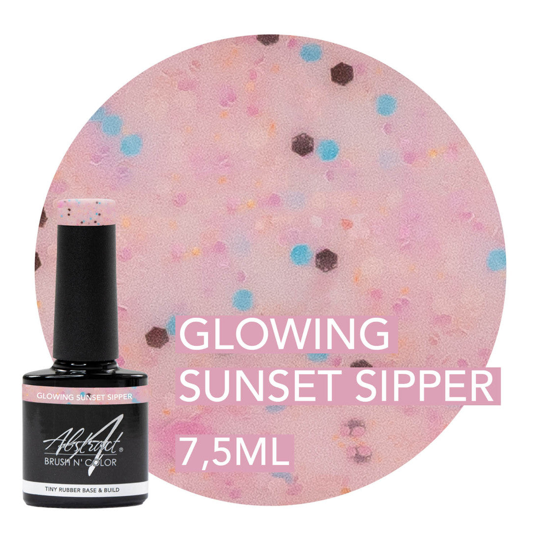 Rubber Base & Build GLOWING SUNSET SIPPER 7.5ml (Summer Vibes)