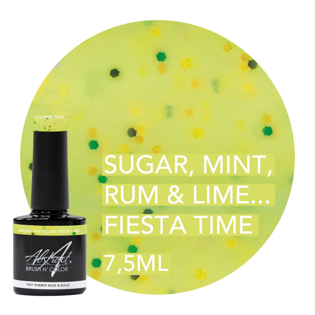 Rubber Base & Build SUGAR, MINT, RUM & LIME... FIESTA TIME 7.5ml (Summer Vibes)