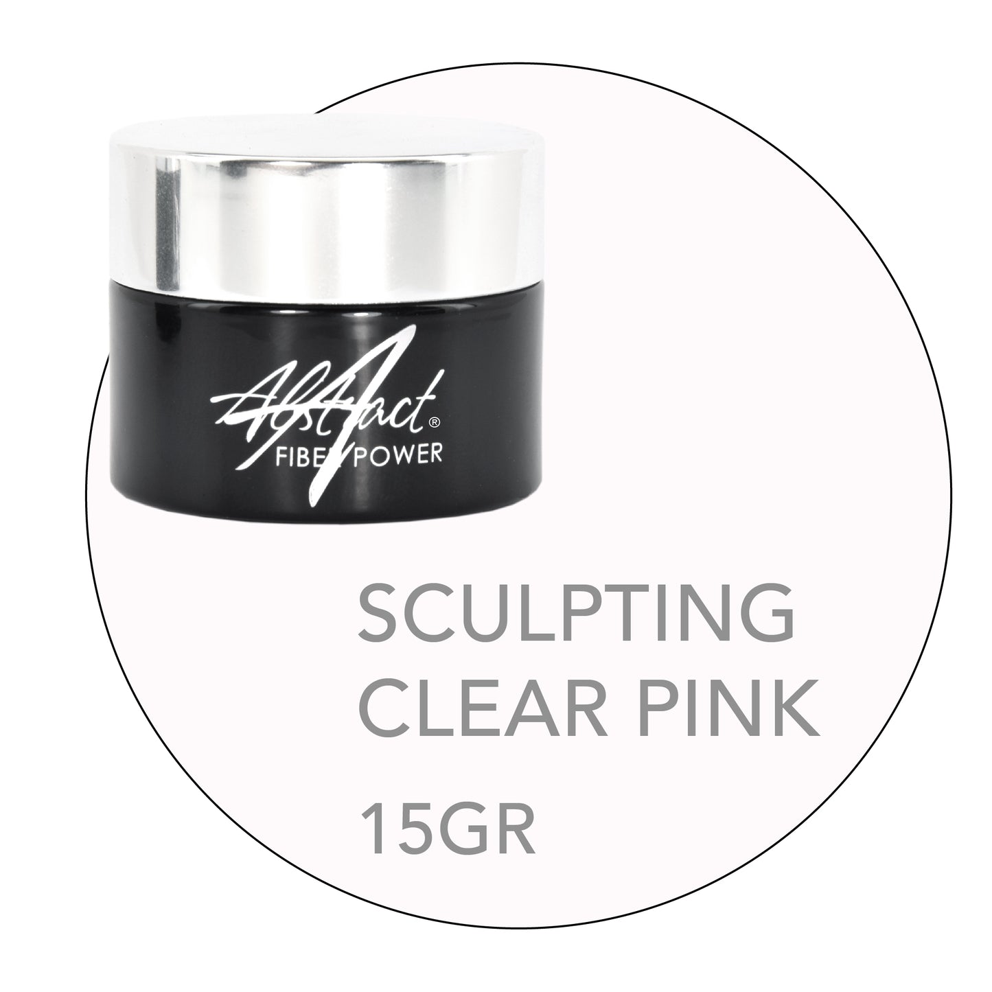 Fiber Power Sculpting Clear Pink 15gr