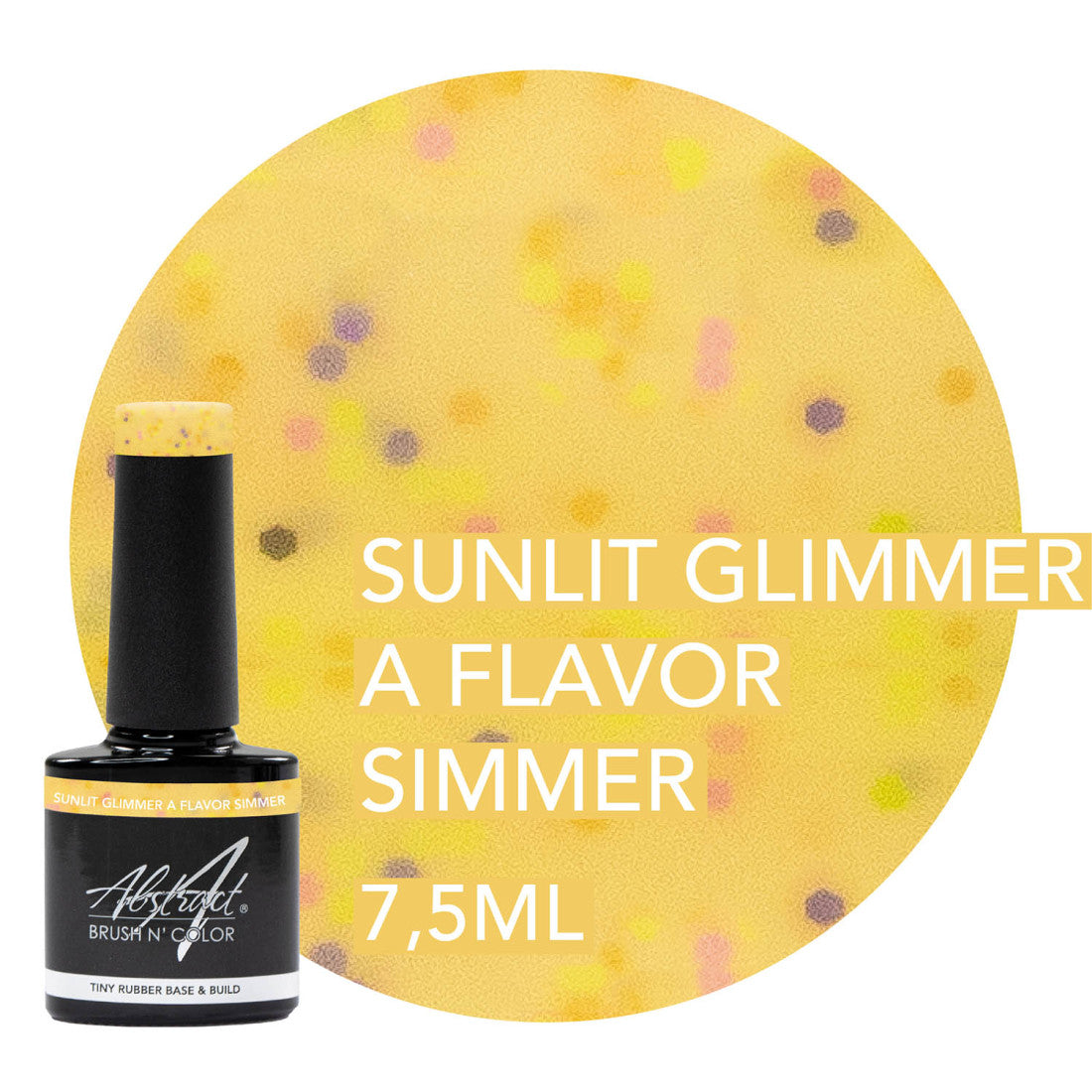 Rubber Base & Build SUNLIT GLIMMER A FLAVOR SIMMER 7.5ml (Summer Vibes)