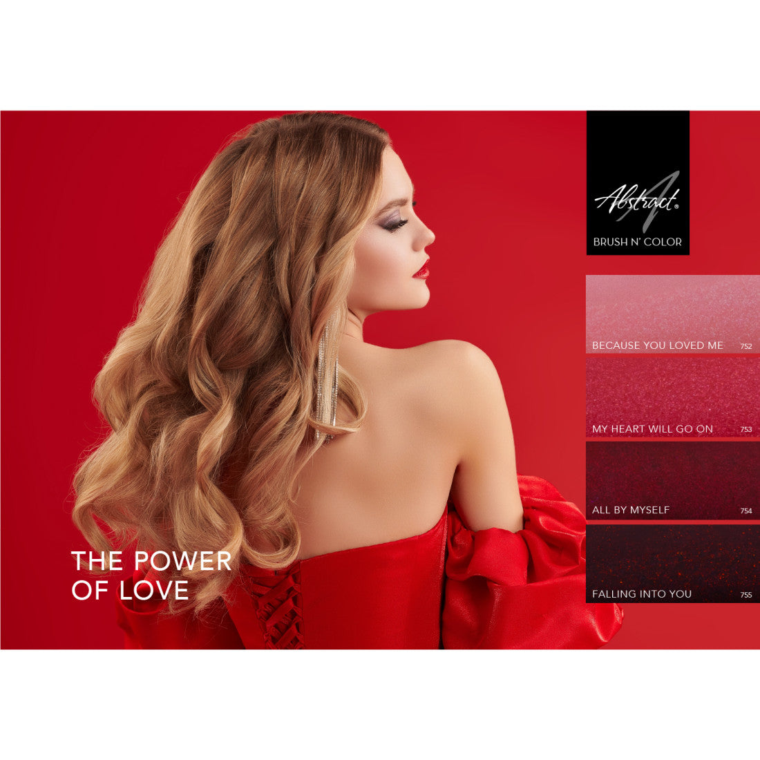 Brush N' Color Collectie THE POWER OF LOVE 4x10ml