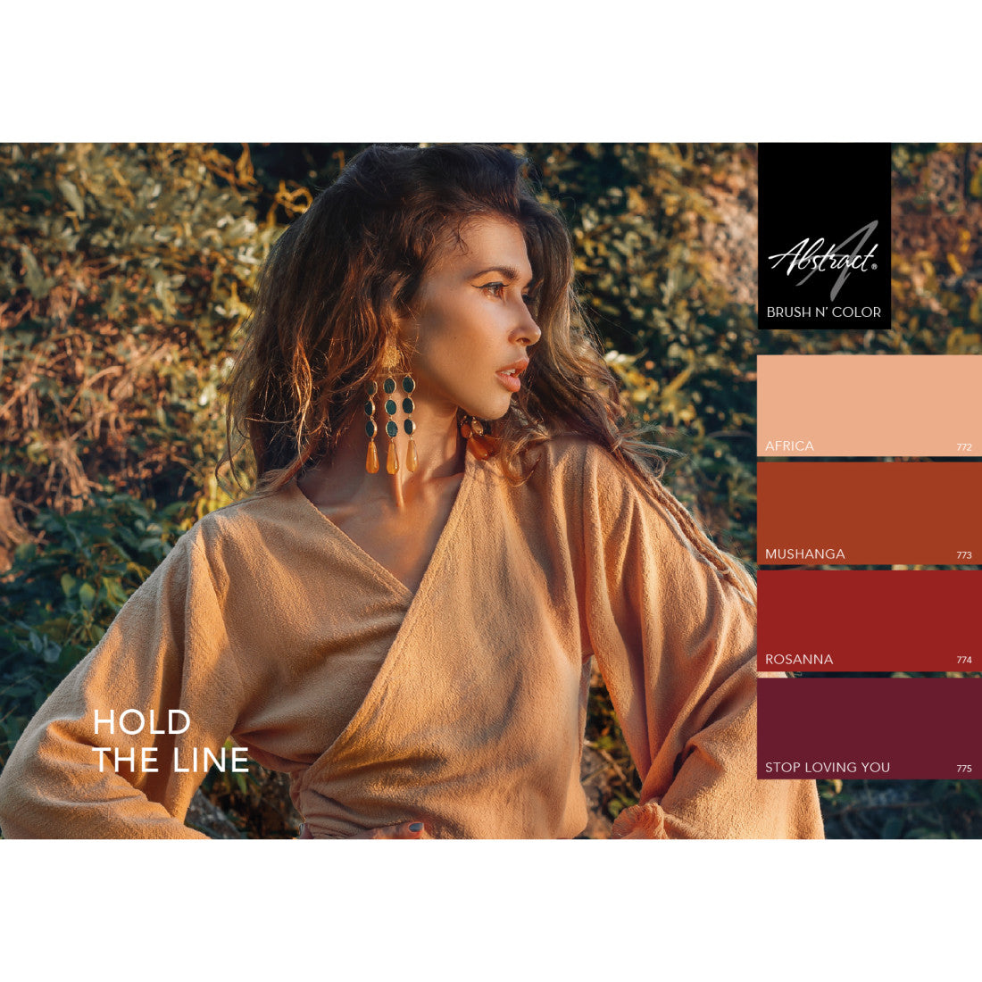 Brush N' Color Collectie HOLD THE LINE 4 x 10ml