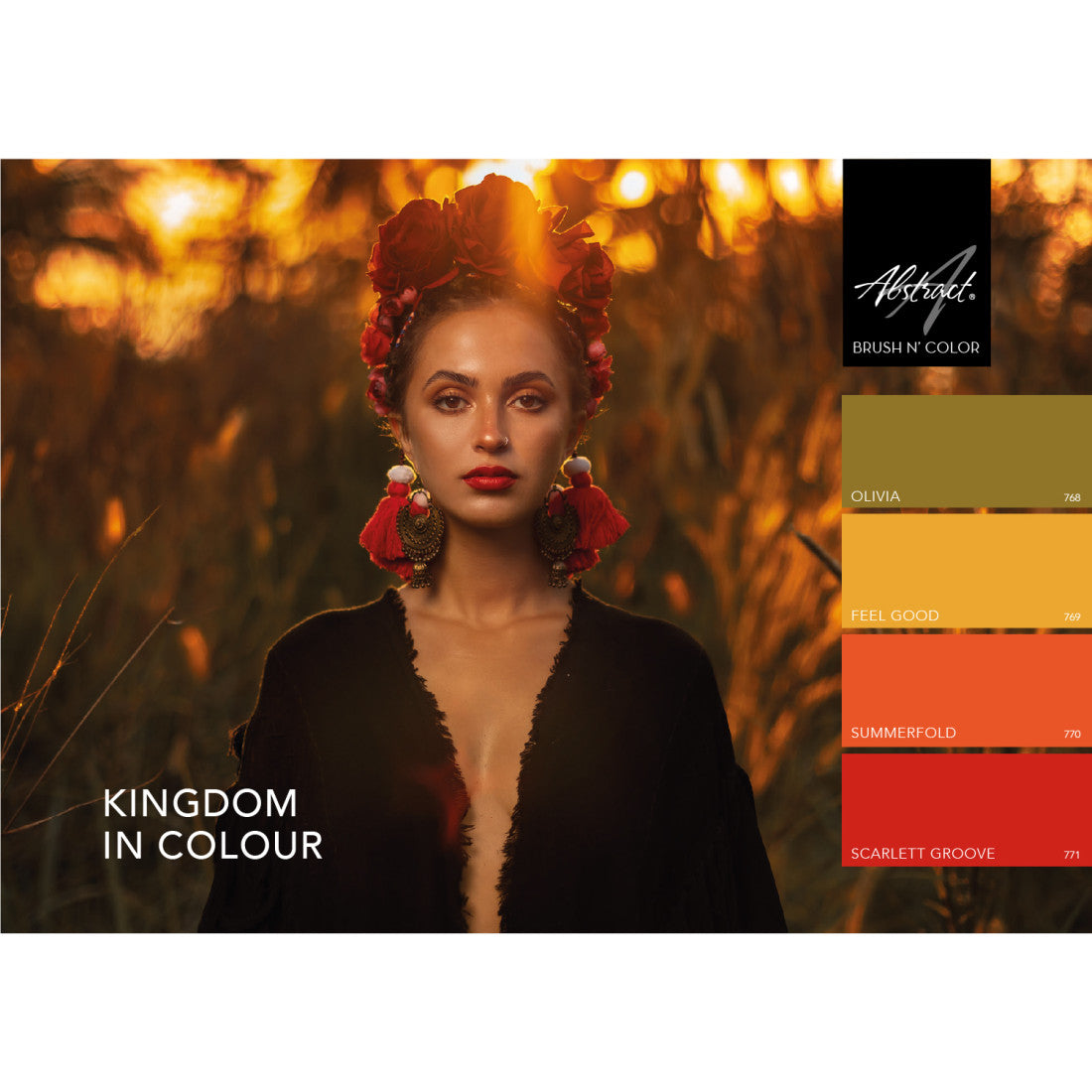 Brush N' Color Collection KINGDOM IN COLOUR 4 x 10ml