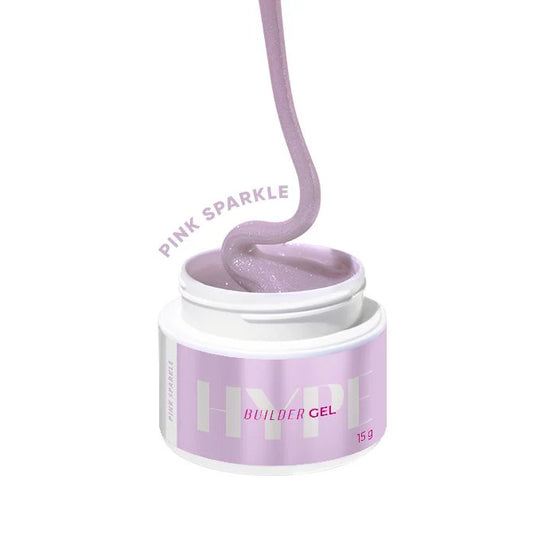 HYPE Builder gel pink sparkle