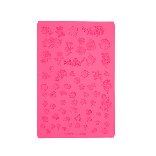Silicone Stamping Plate FLOWERS